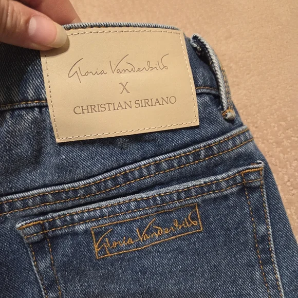 Gloria Vanderbilt‎ X Christian Sirano Miles Straight Midrise Jeans Size 28 New - Picture 4 of 11